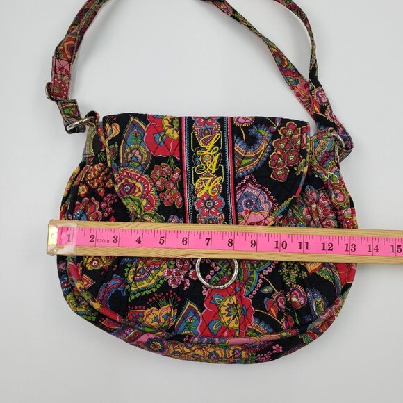 Vera Bradley Boho‎ Floral Quilted Crossbody Bag Colorful Indie Y2K Cottagecore - Picture 14 of 15